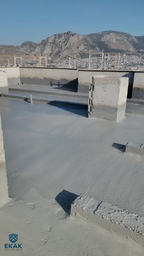 Polyurea su yalıtımı saha uygulaması 9