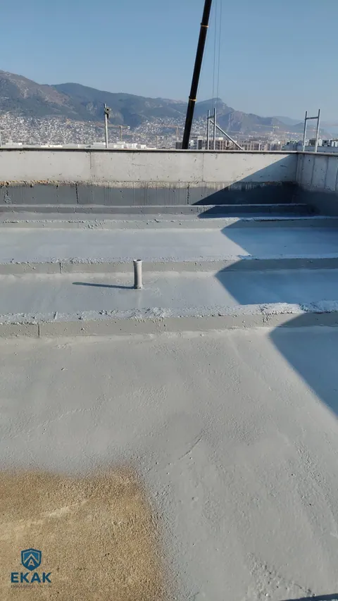 Polyurea su yalıtımı saha uygulaması 10