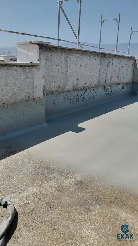 Polyurea su yalıtımı saha uygulaması 14