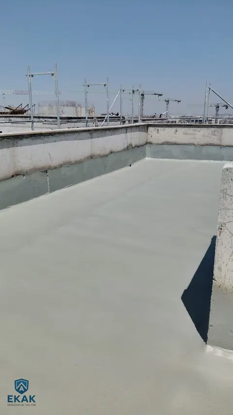 Polyurea su yalıtımı saha uygulaması 15