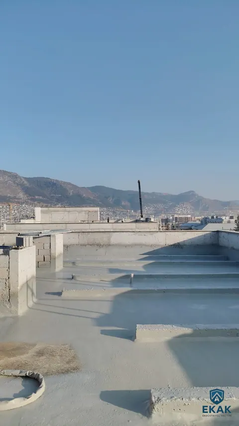 Polyurea su yalıtımı saha uygulaması 16