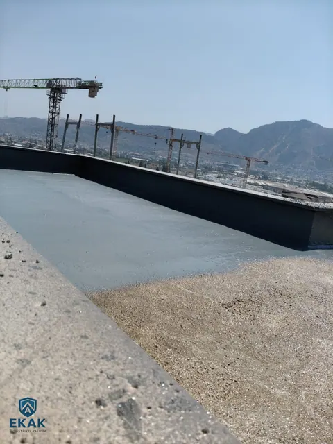 Polyurea su yalıtımı saha uygulaması 2